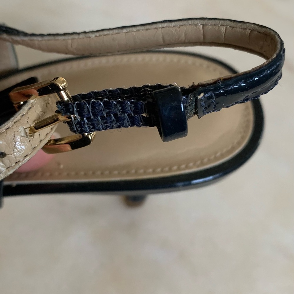 Michael Kors sling navy blue shoes. - Picture 7 of 7